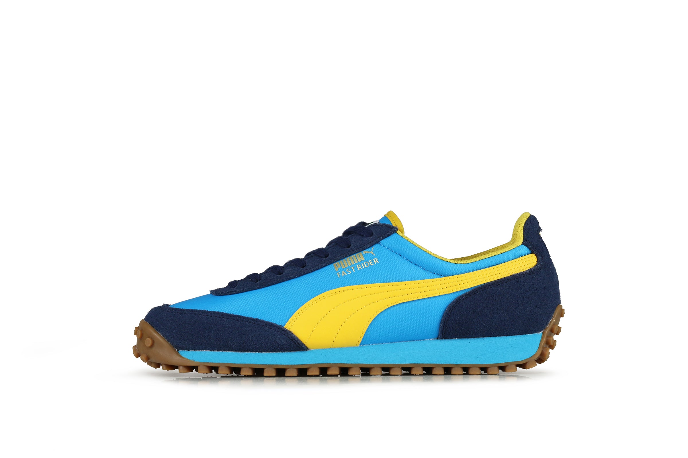 multi coloured puma trainers