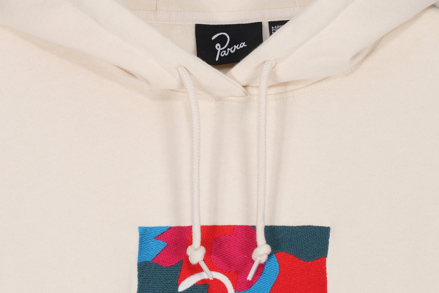 By Parra Abstract Shapes Hooded Sweatshirt
