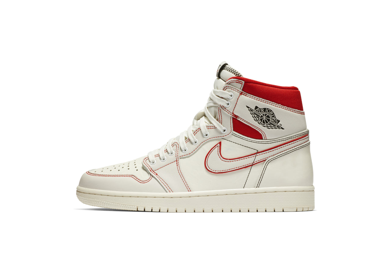 jordan 1 sail university red