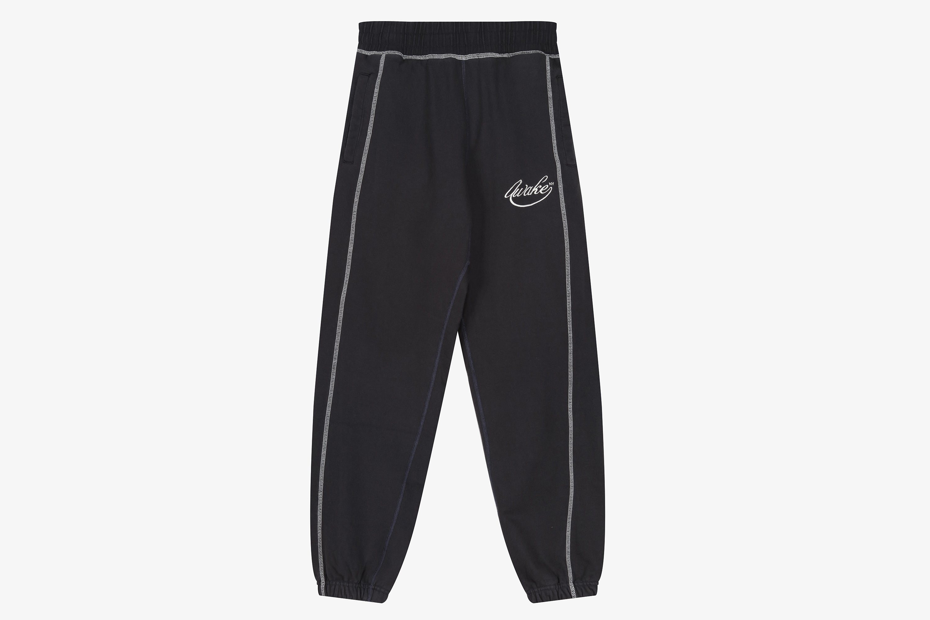 Awake Contrast Stitch Script Logo Sweatpant – Infrastructure