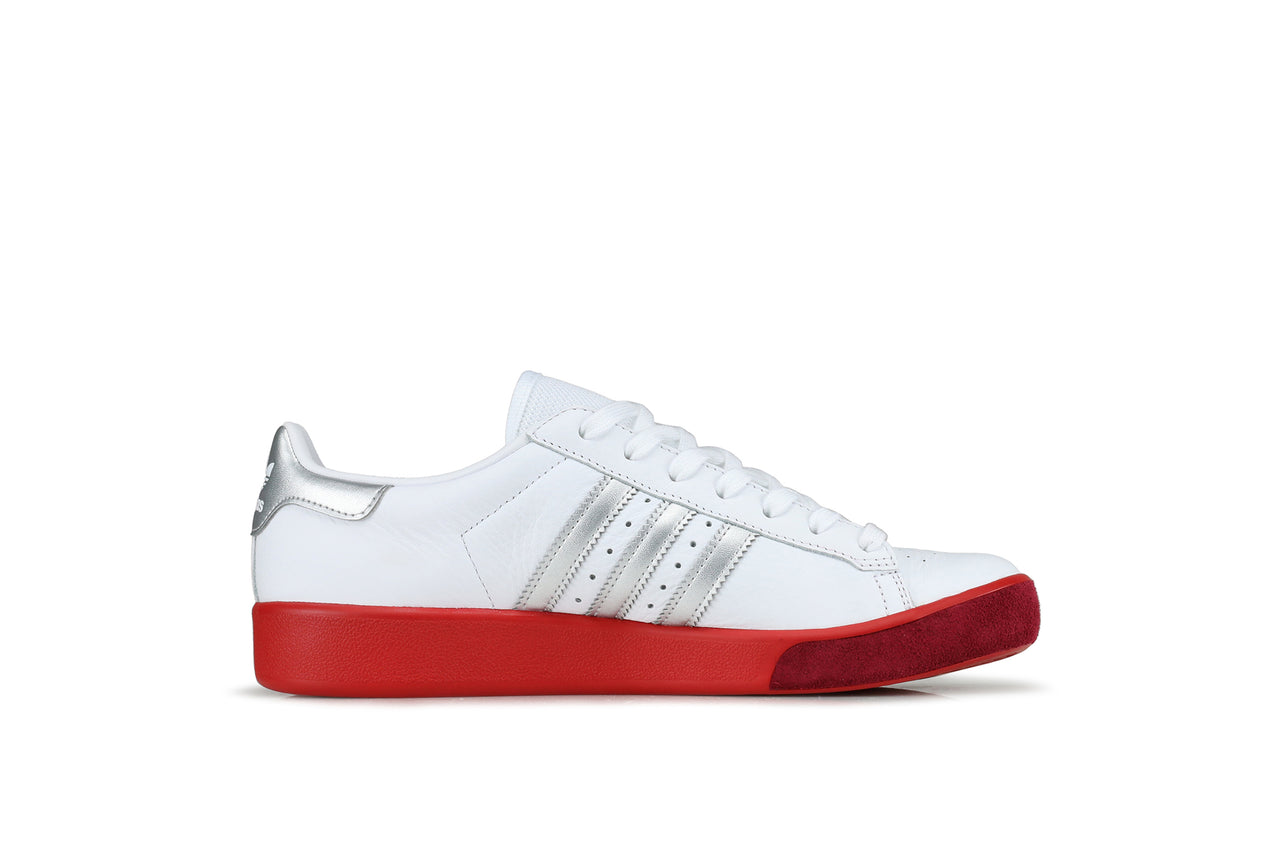 adidas forest hills red sole
