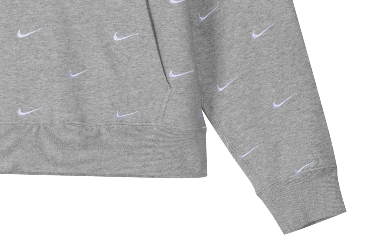 nike sweatshirt with nike signs all over it