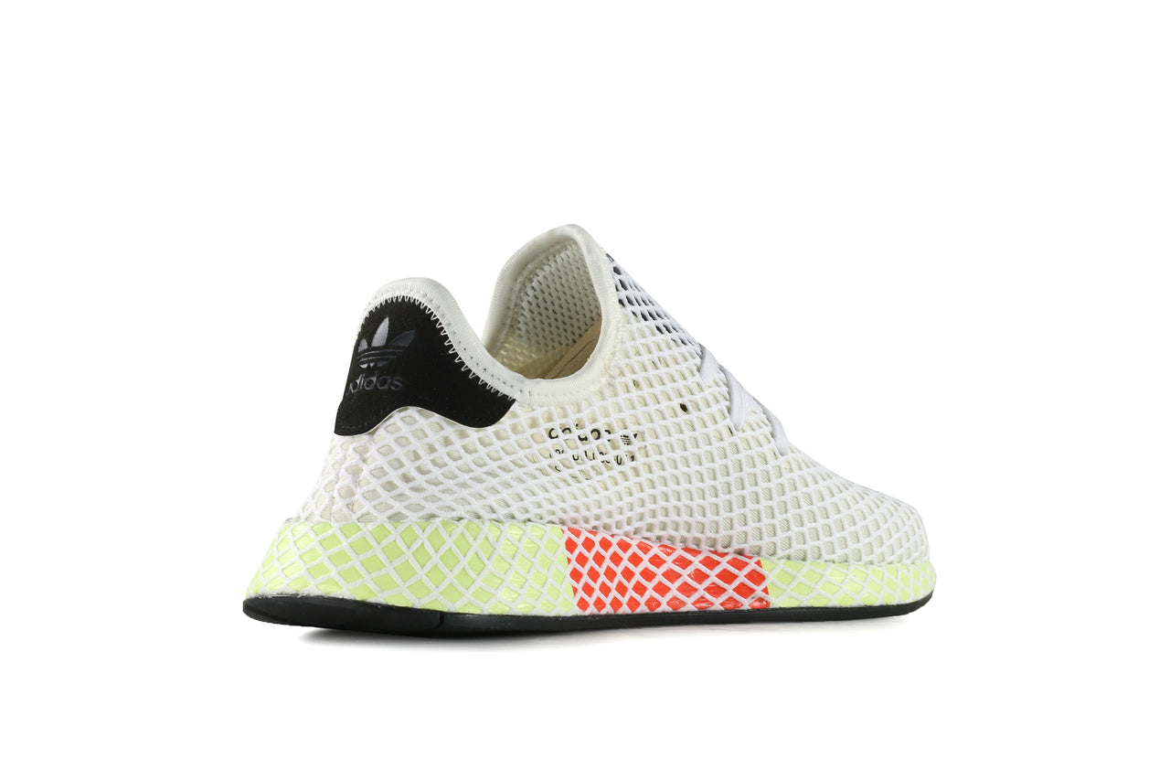 adidas deerupt white yellow