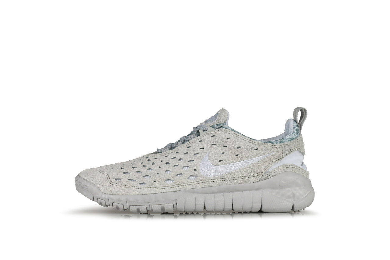 nike free run trail suede and mesh sneakers