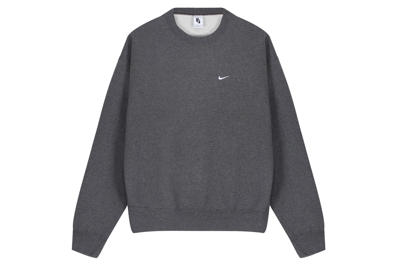 nrg embroidered swoosh crewneck sweatshirt