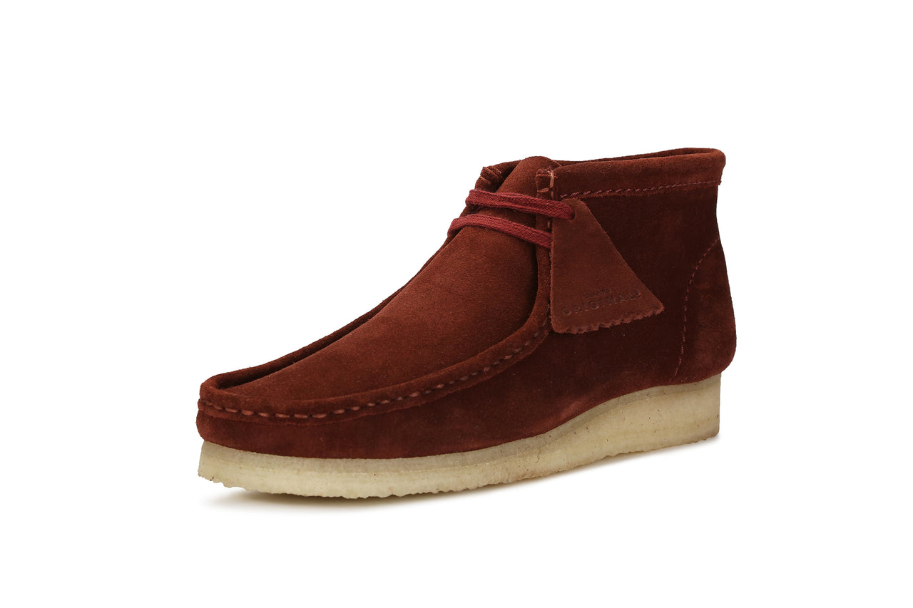 clarks wallabee brown suede