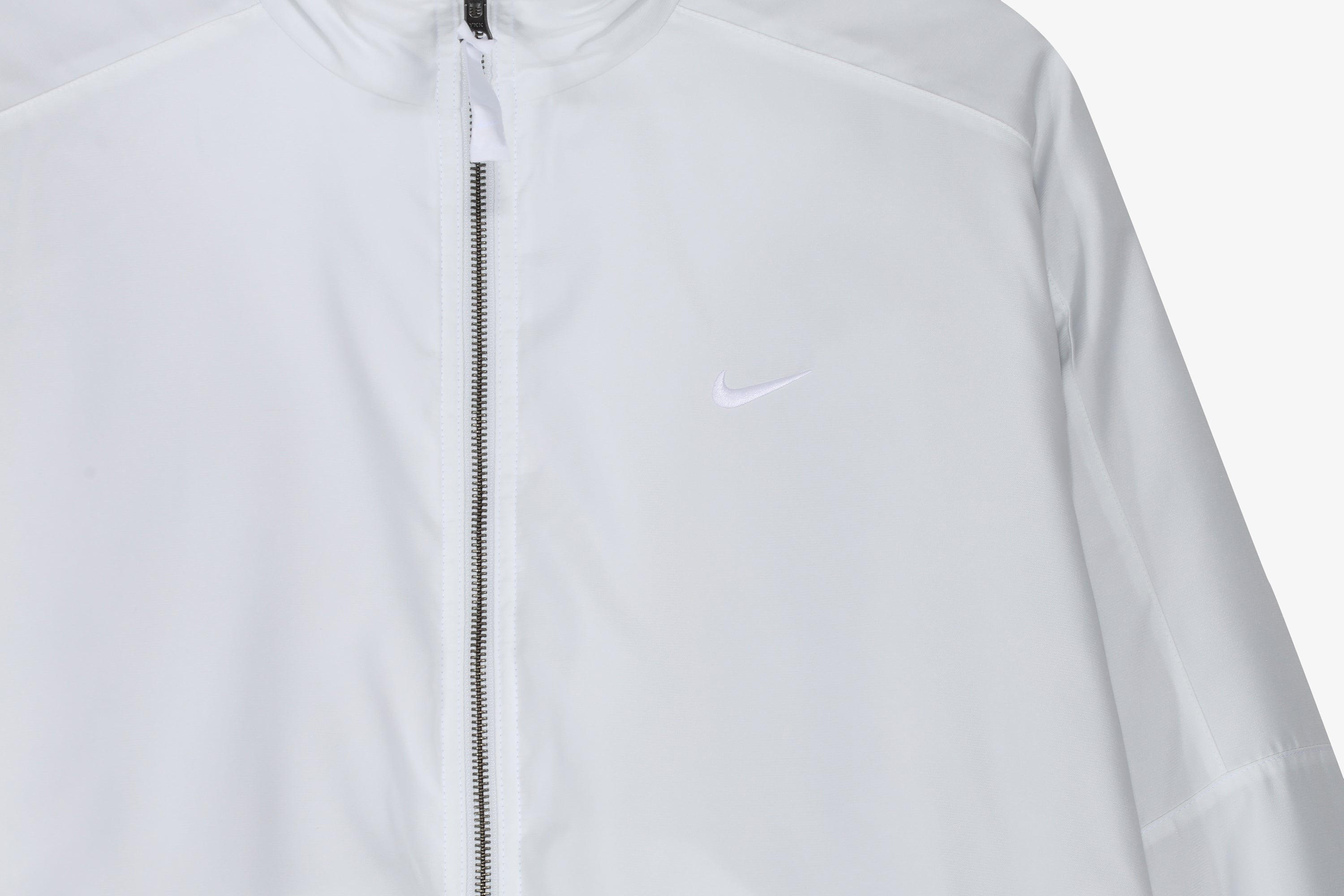 nike white bomber jacket