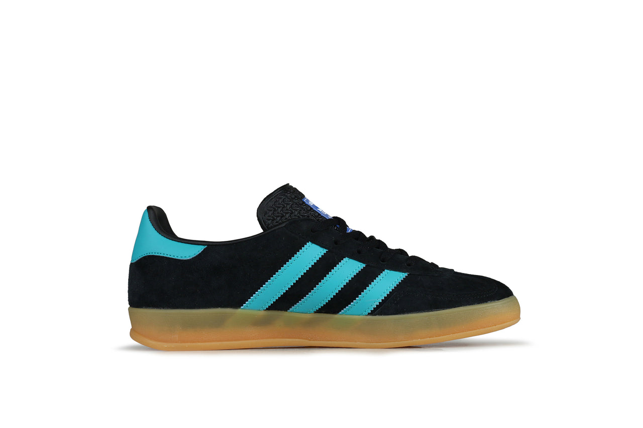 adidas gazelle black and aqua