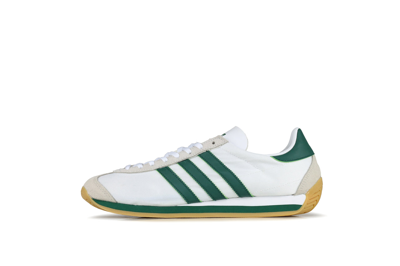 adidas country white green