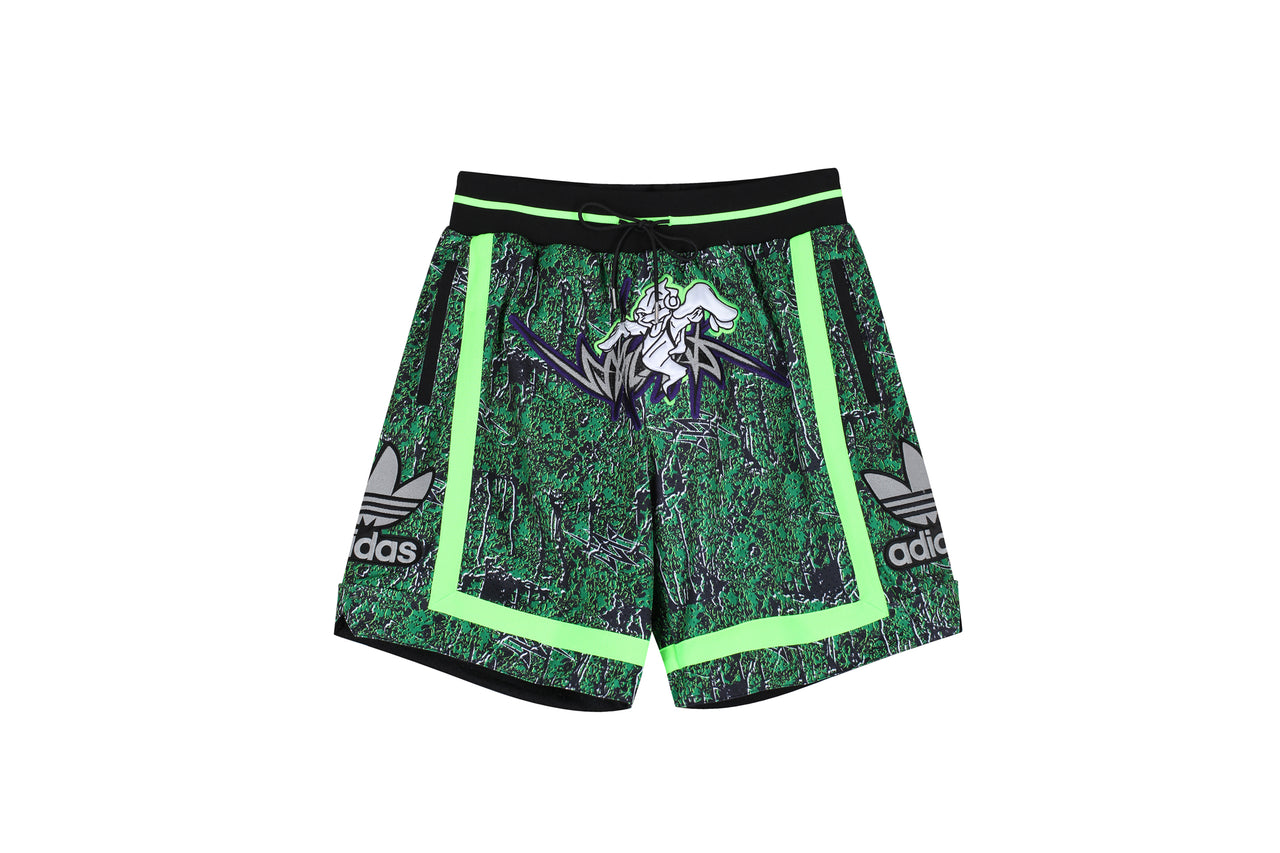 adidas green basketball shorts