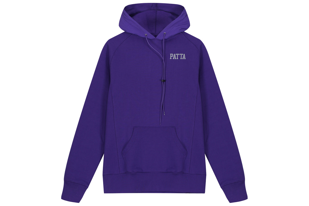 patta purple sweatshirt