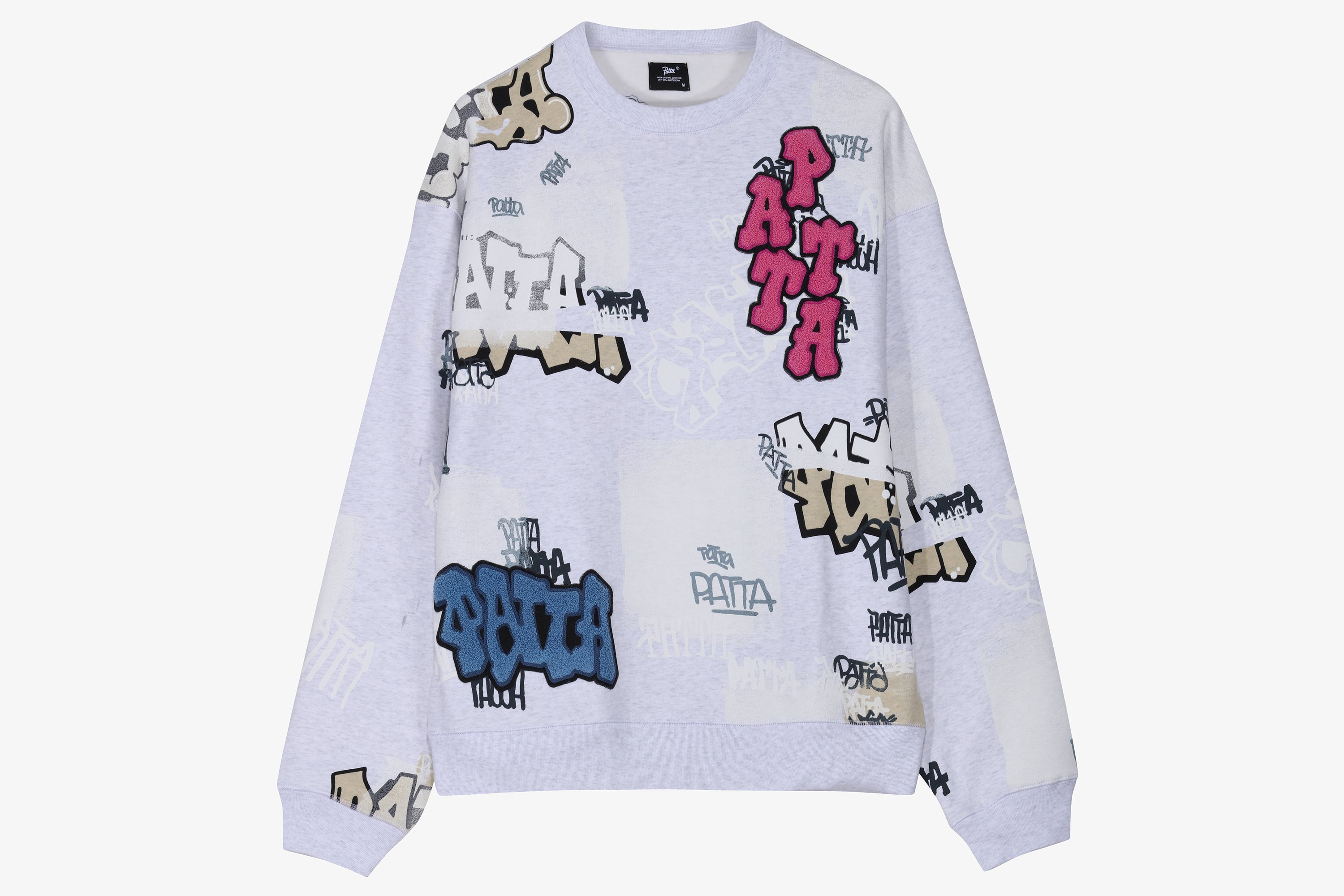 PATTA GRAFFITI BOXY POCKET CREW SWEAT M-