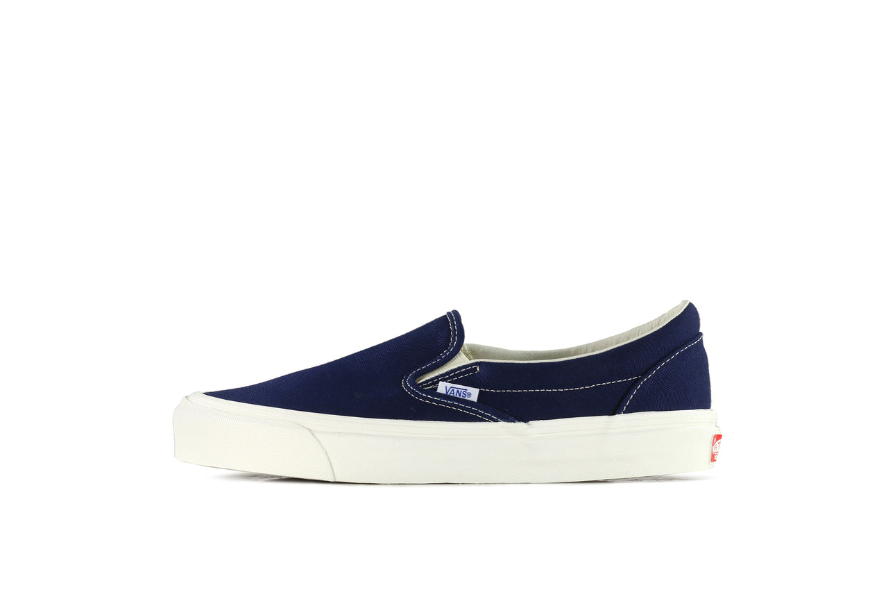 vans slip on og navy