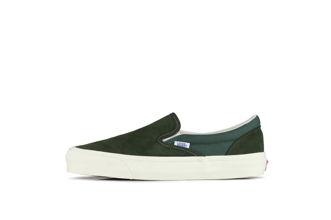 vans slip on olive