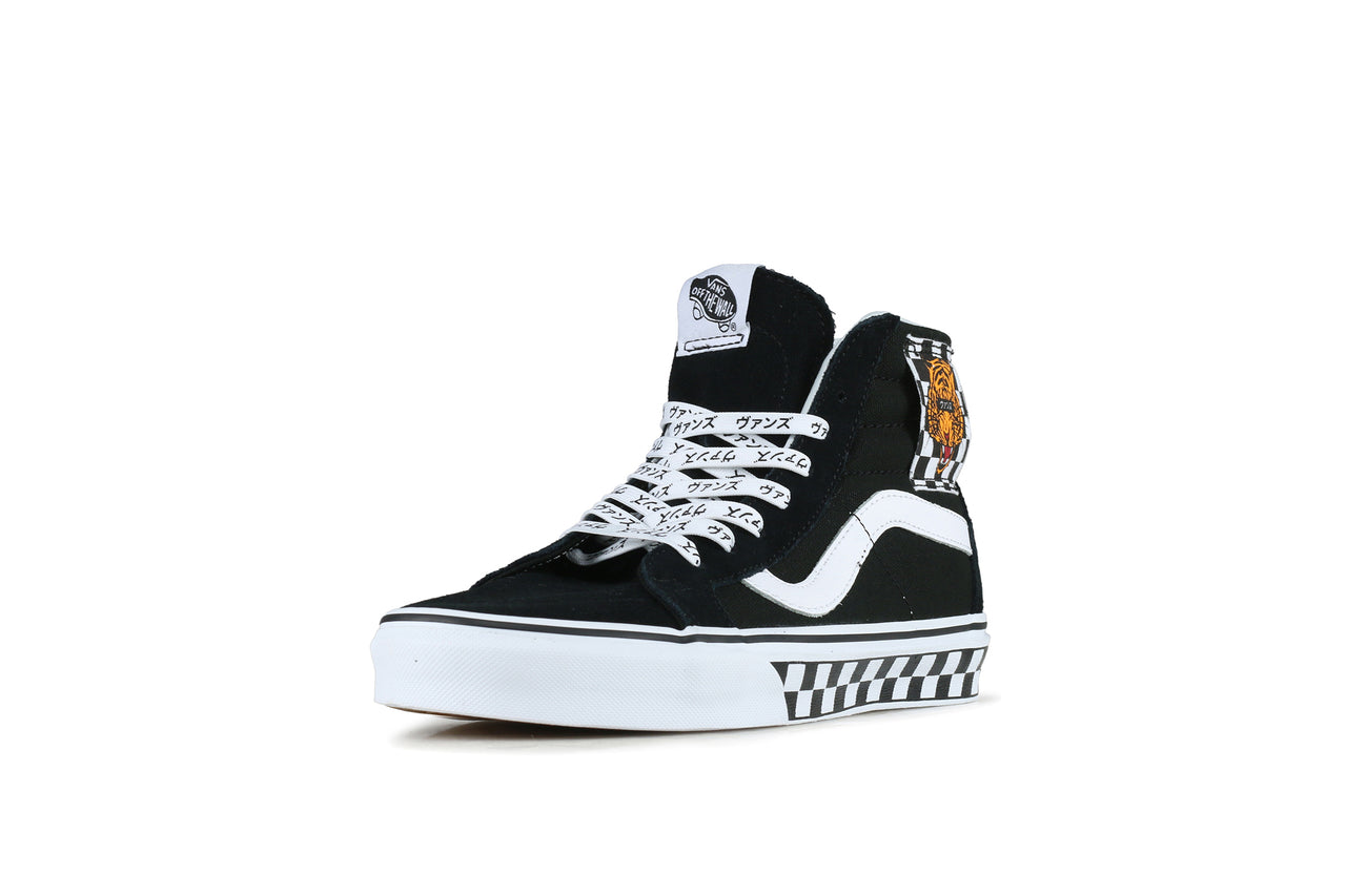 vans checkerboard tiger