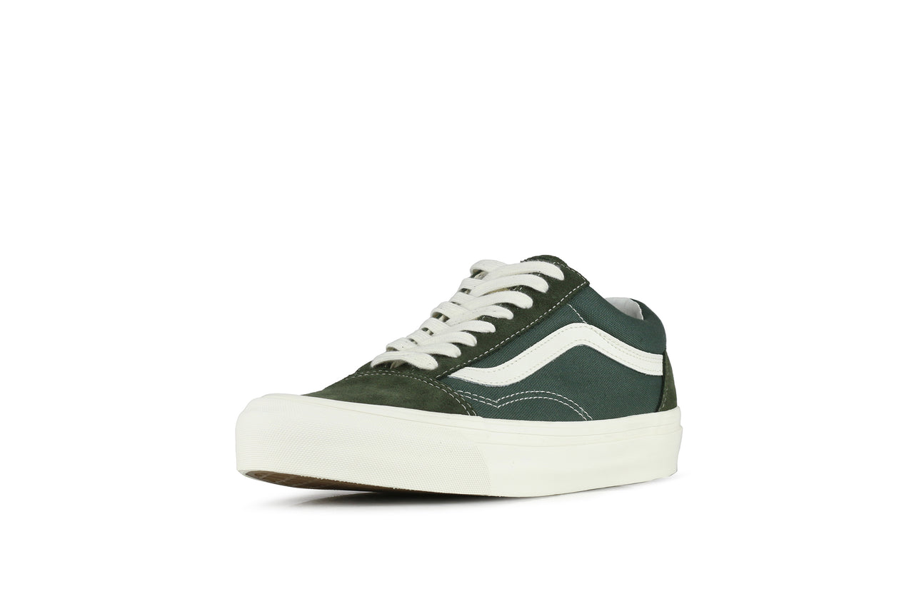 forest green old skool vans