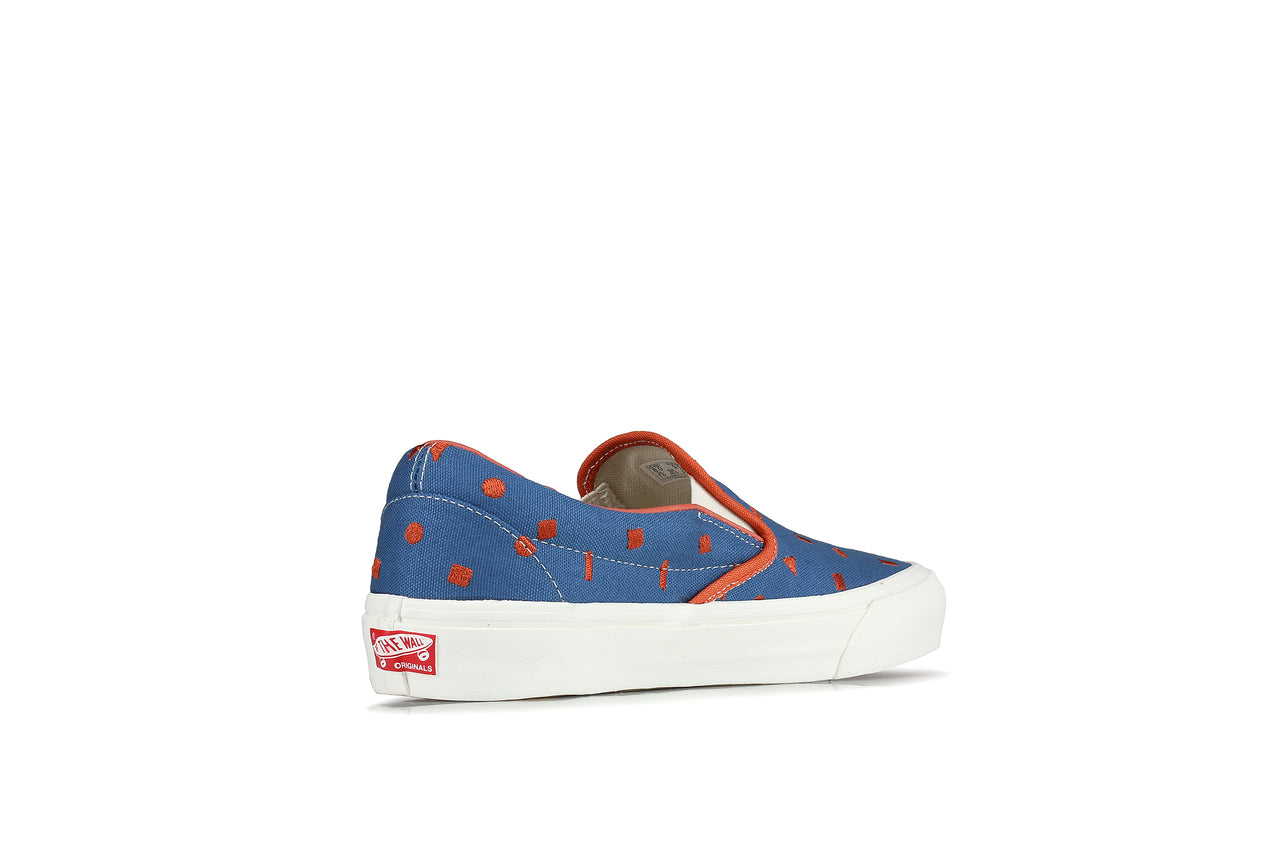 embroidered slip on vans