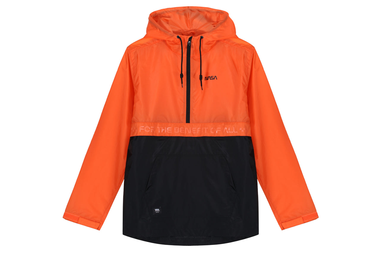 vans orange windbreaker