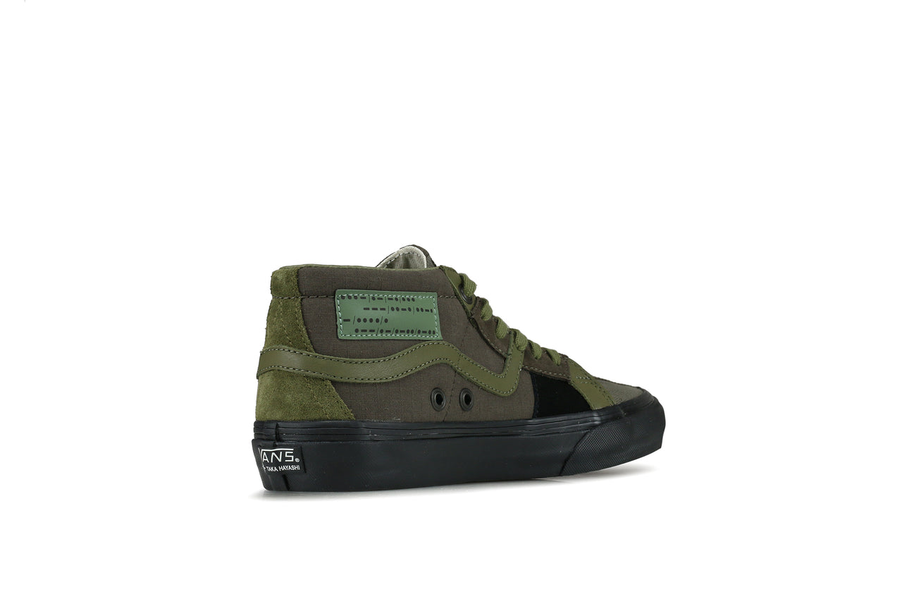 vans mid tops olive