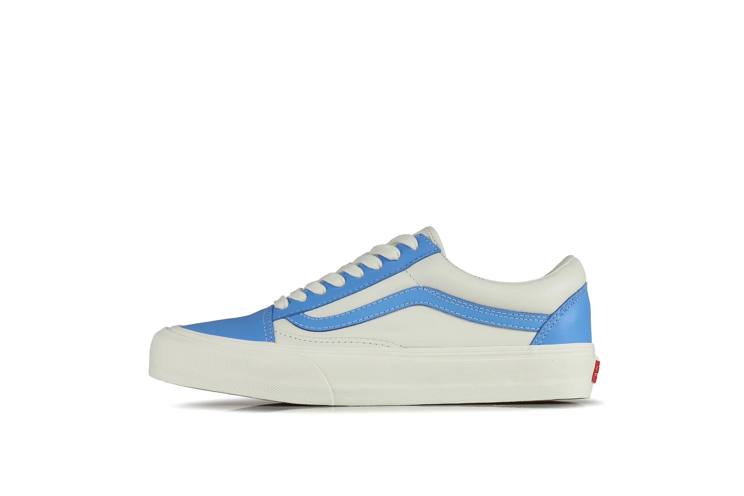 vans old skool cream blue