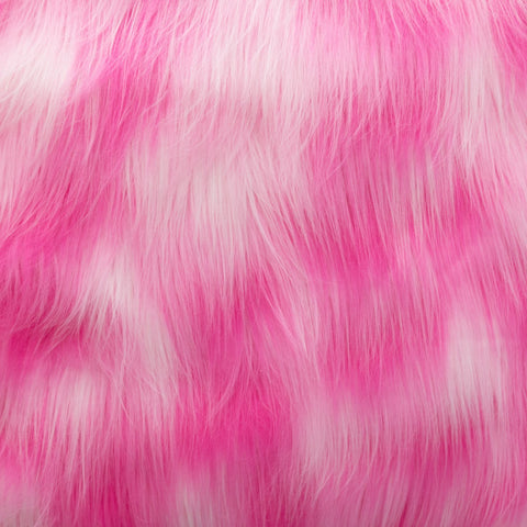 Faux Fake Fur Versicolor Jumble Long Pile Fabric