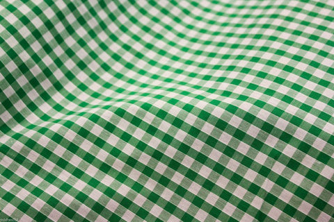 Gingham Checkered Polyester Fabric