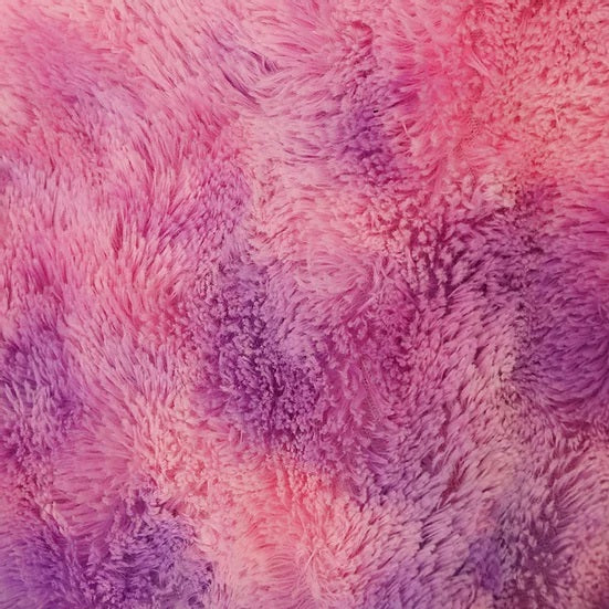 Purplish Rich Minky Bear Fabric