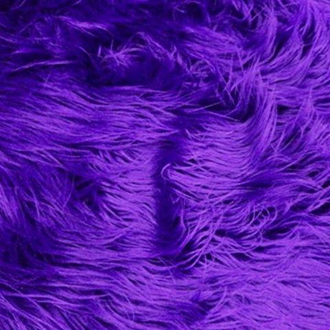 fuzzy purple fabric