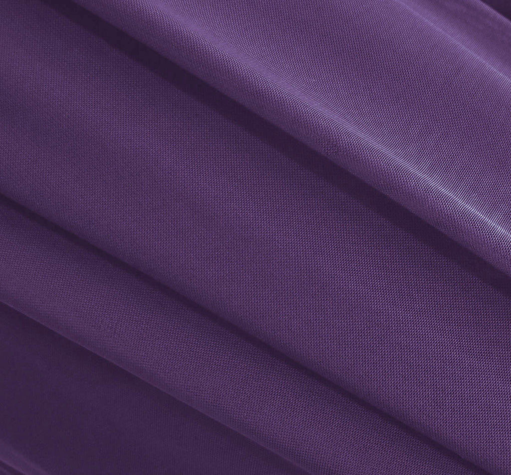 Eggplant Stretch Mesh Fabric | iFabric