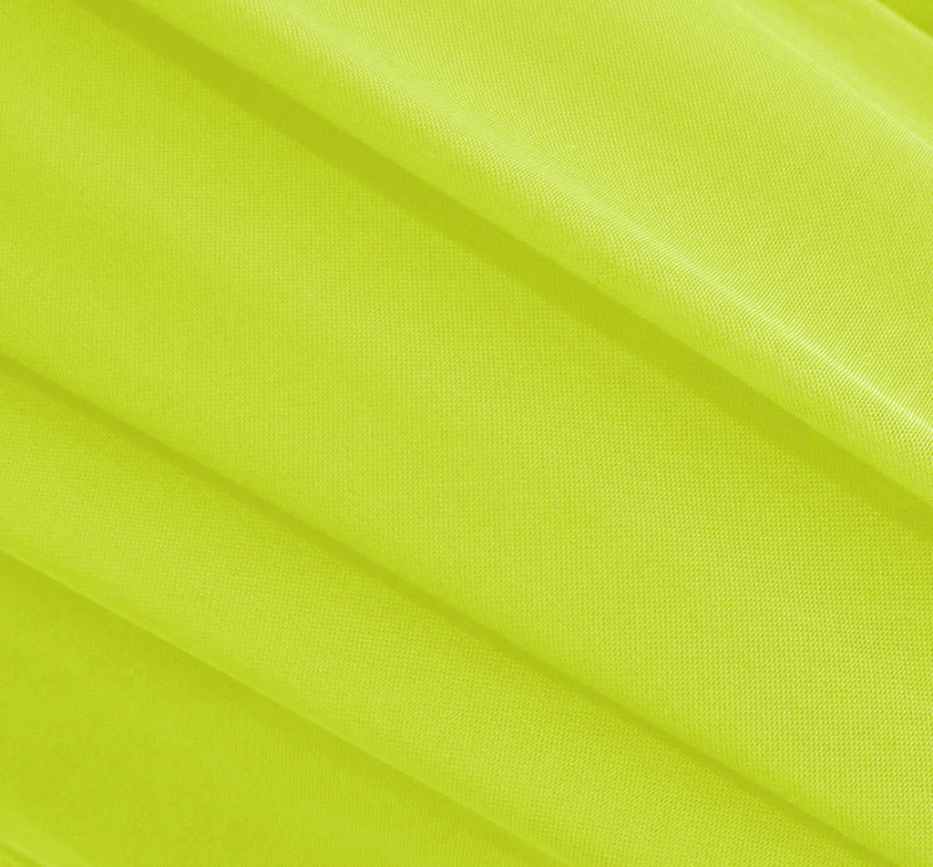 Neon Yellow Stretch Mesh Fabric | iFabric