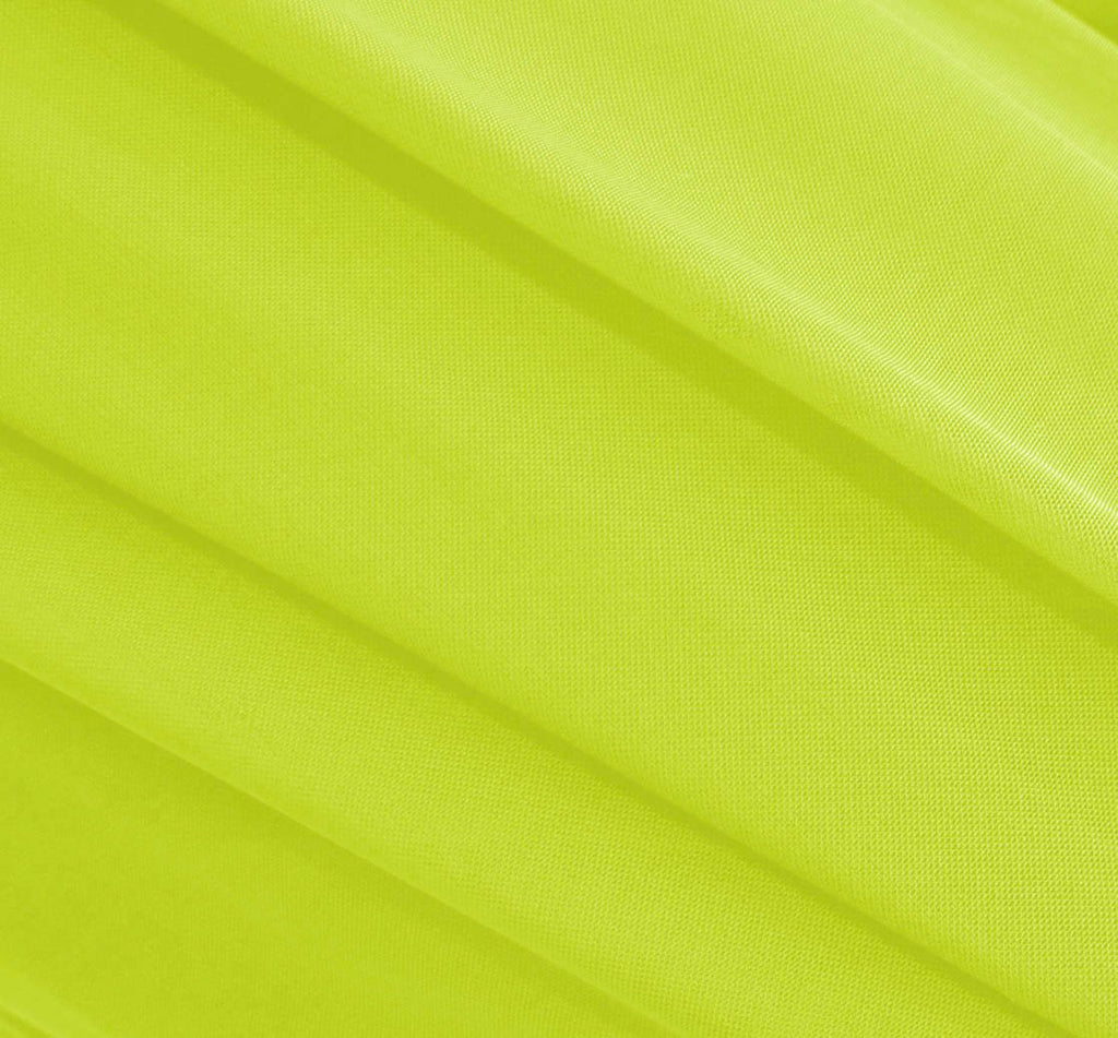 Neon Yellow Stretch Mesh Fabric | iFabric