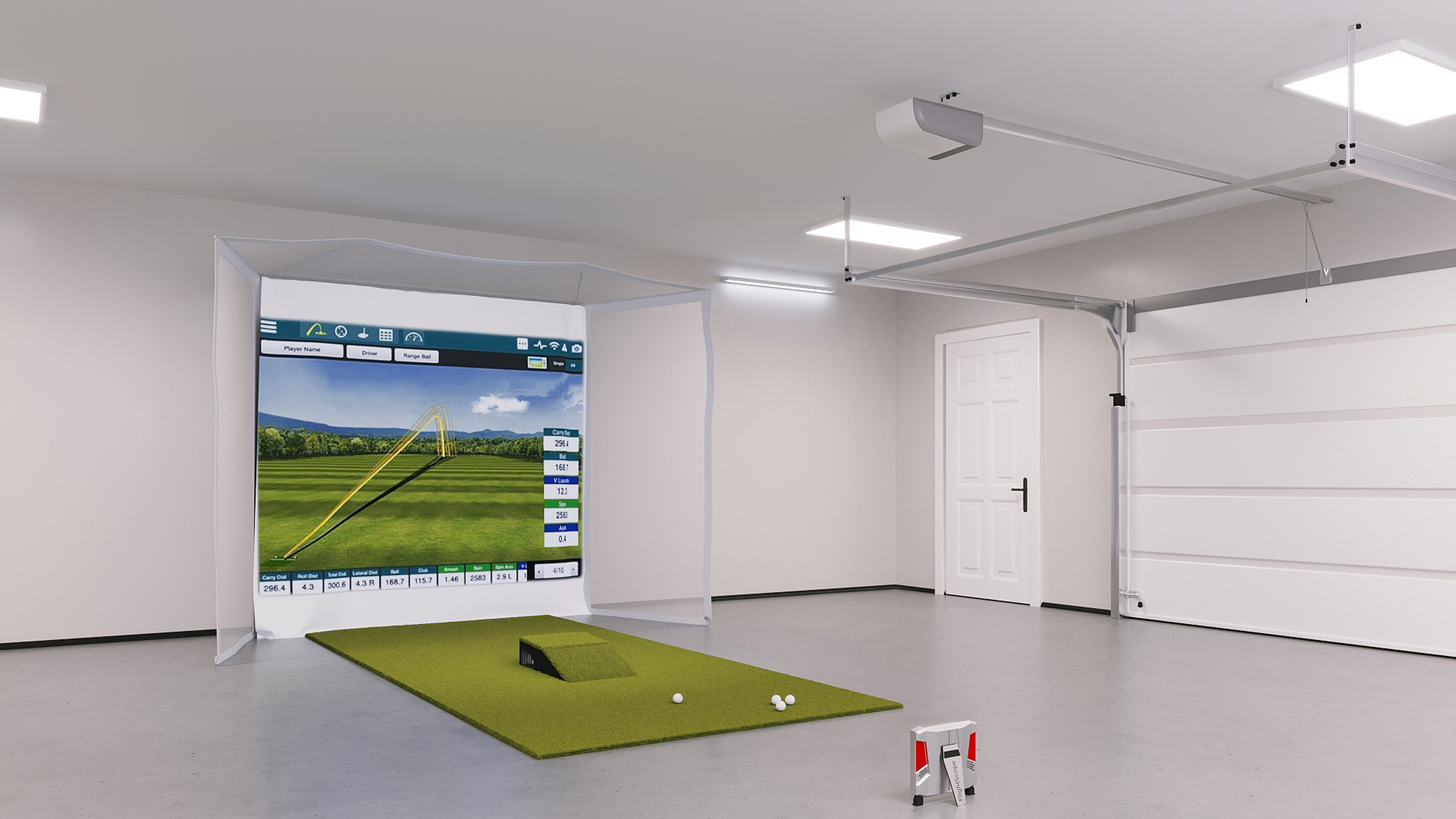 FlightScope X3 Bronze Golf Simulator Package