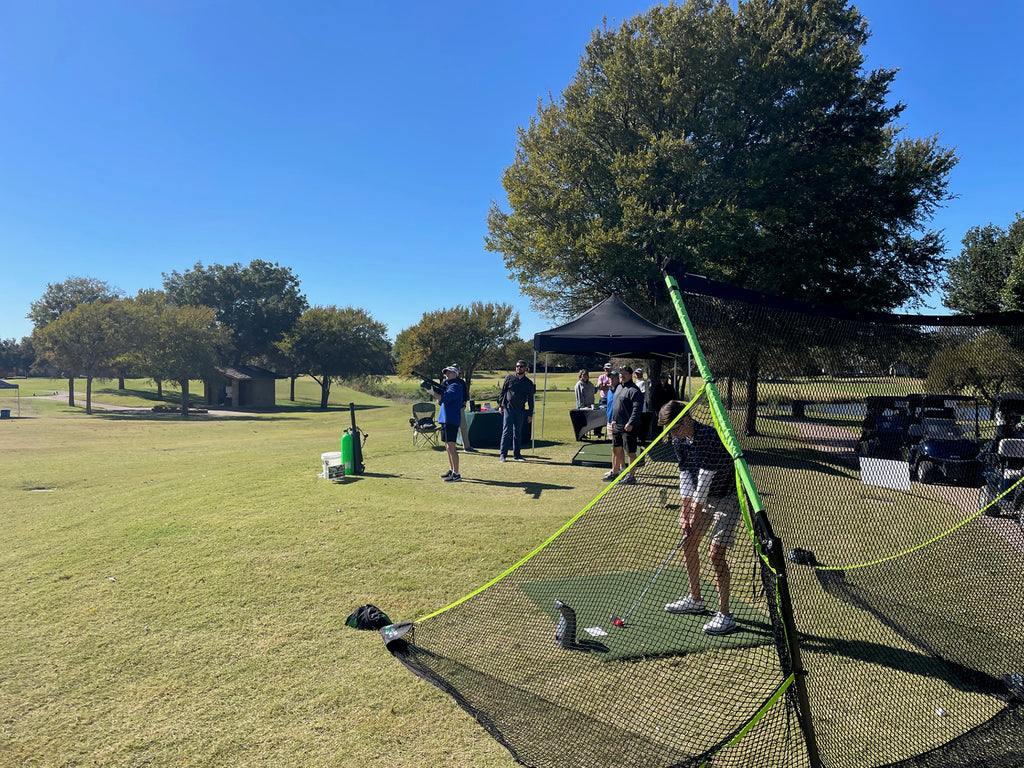 Golfers Hitting into the SIGPRO Golf Net