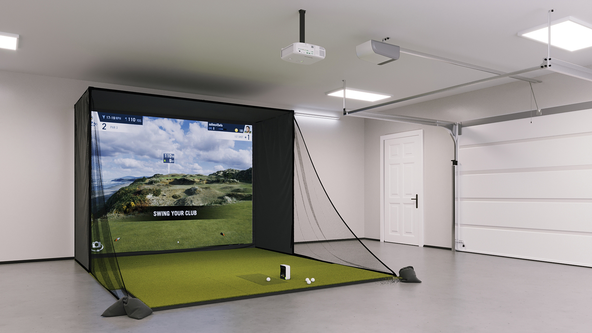 Skytrak SIG10 Golf Simulator Package