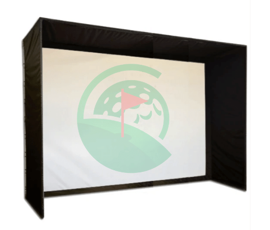 sig12 golf simulator screen enclosure