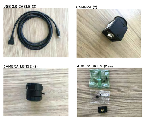 What's Included: Swing Optix Cameras, lenses, and cables.
