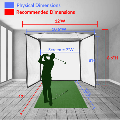 skytrak flex space dimensions and space required