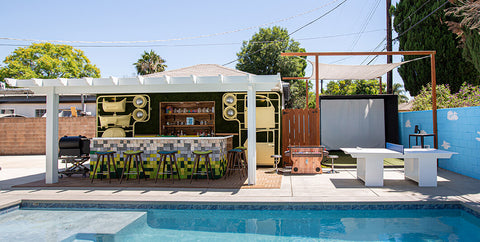 Backyard Bar Wars poolside