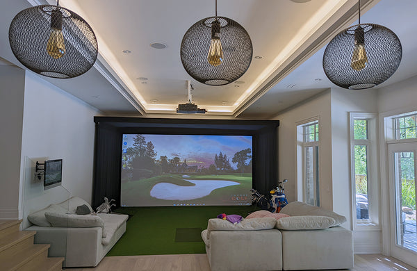 Custom Home with Golf Simulator