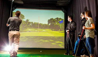 hd golf simulator customer training