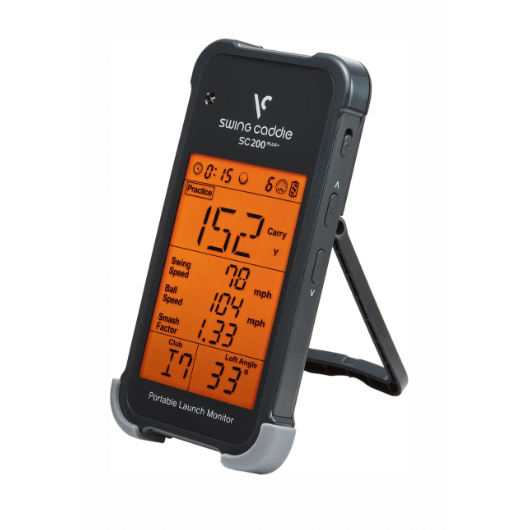 swing caddie sc200 plus launch monitor by voice caddie