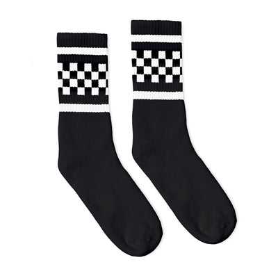 Men's Striped Varsity Crew Socks 4pk - Original Use™ Green/Black 6-12