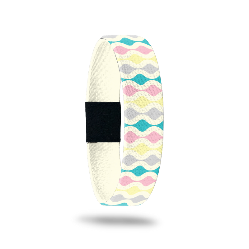 Be Nicer to Yourself-Sold Out - Singles-ZOX - This item is sold out and will not be restocked. Pale yellow with teal, pink, yellow and grey tear drops all over. Inside is solid pale yellow and says Be Nicer To Yourself. 