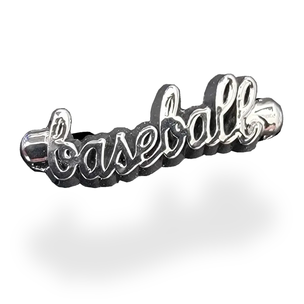 Picture of Baseball Text Charm