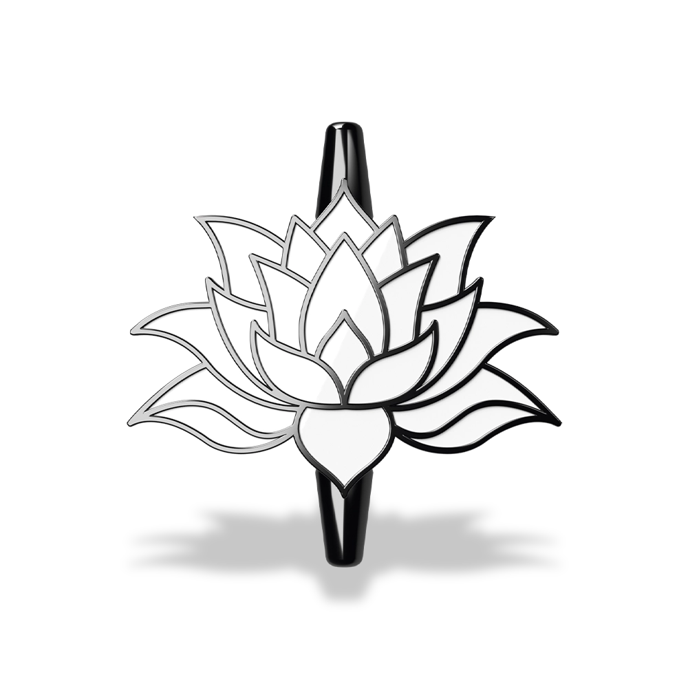 Picture of White Lotus Charm