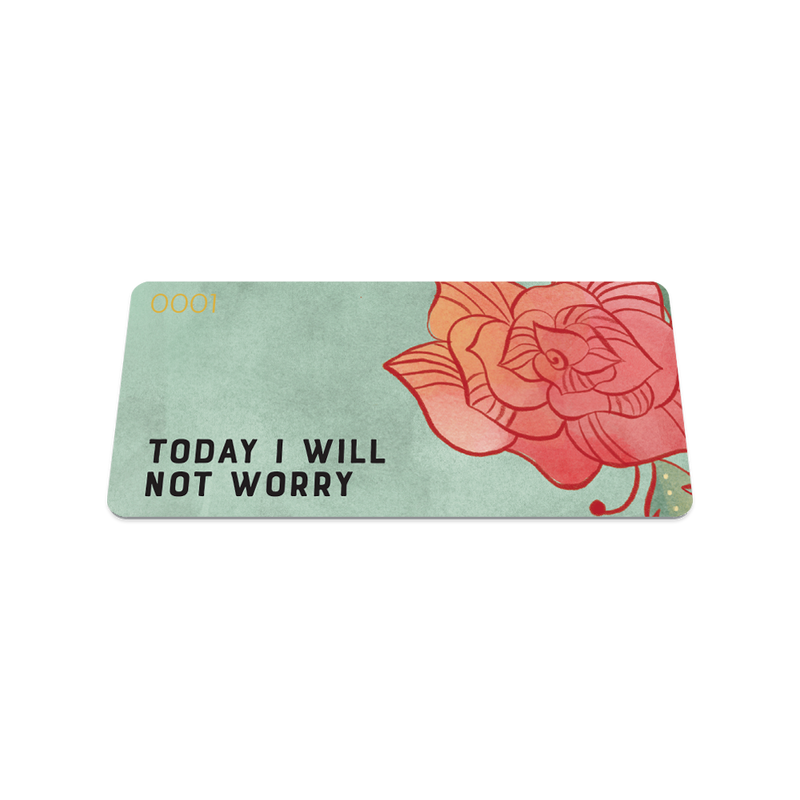 Today I Will Not Worry-Sold Out - Singles-ZOX - This item is sold out and will not be restocked.