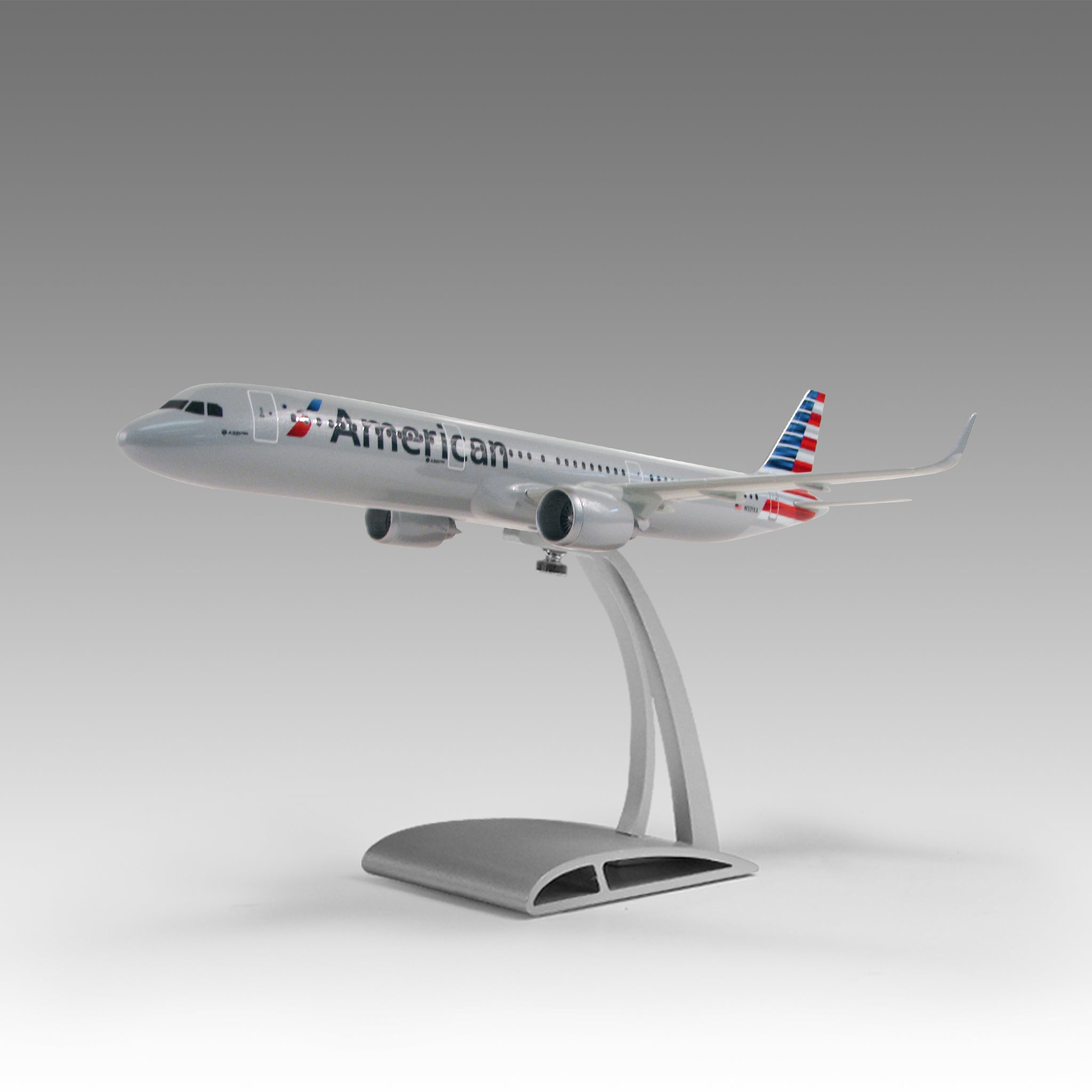 American Airlines A321neo Desktop Model in 1/100 Scale