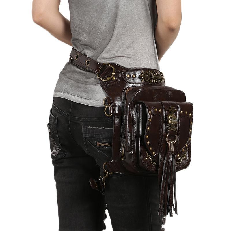 leather hip pouch