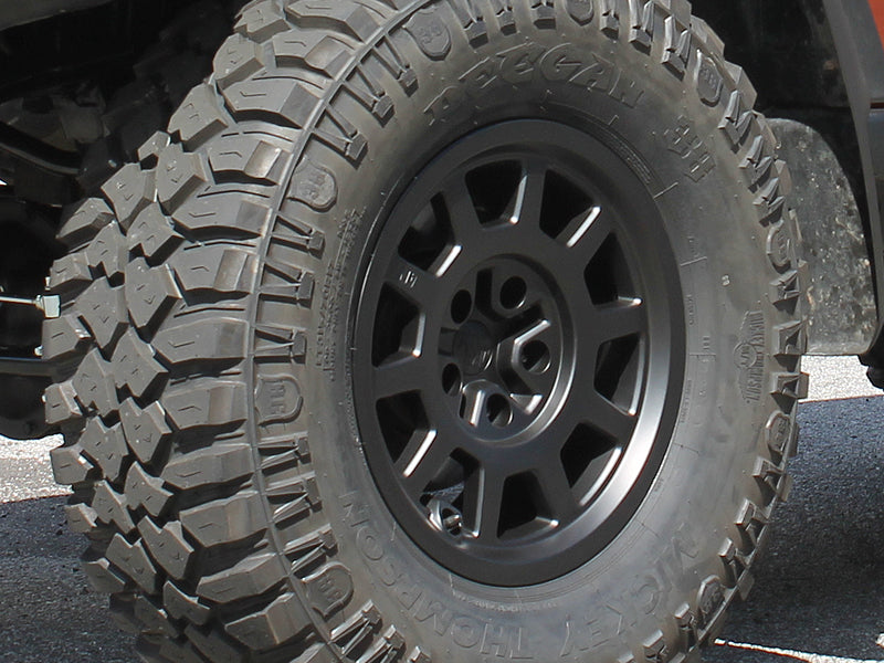 AEV Salta Wheel, Flat Black, 17x8.5, 5x5, Offset +10mm for 07-18 Jeep ...