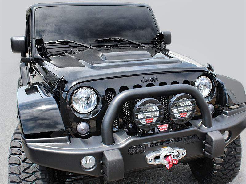 AEV Heat Reduction Hood E-Coated and Primed for 07-18 Jeep Wrangler JK –  FORTEC4x4